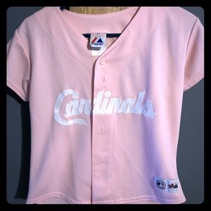 Pink Cardinals Jersey